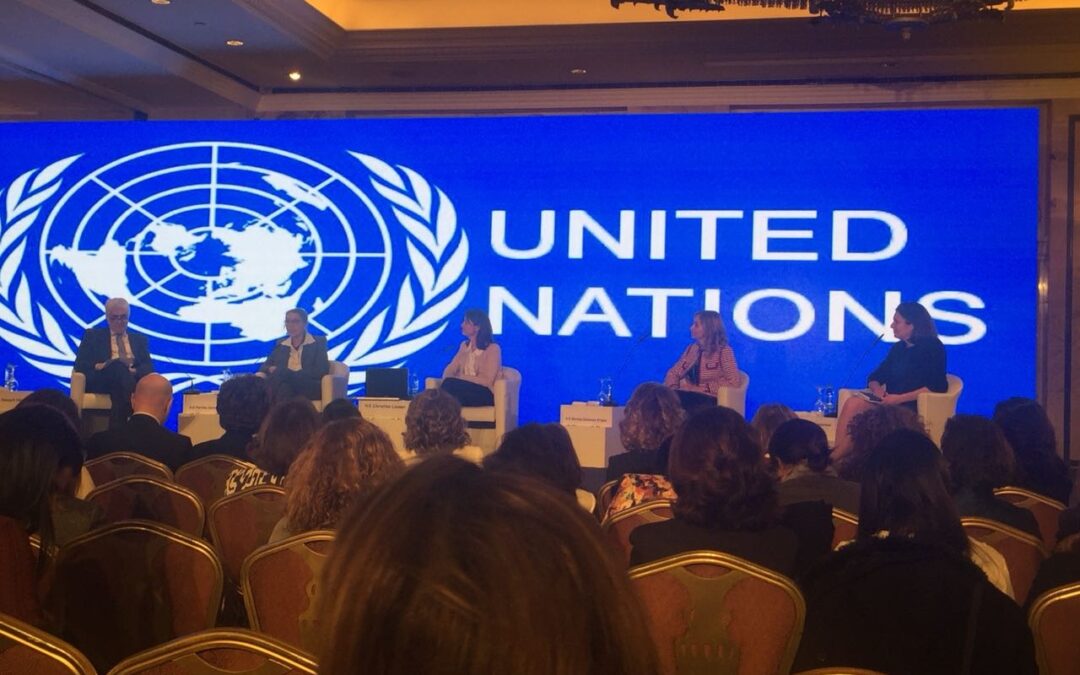المنظمة الدولية تشارك في مؤتمر “نساء على خطوط المواجهة” في لبنان