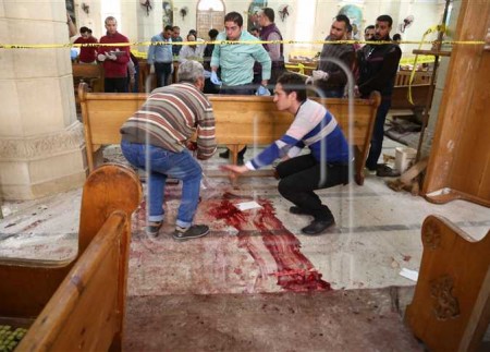International Network for Human Rights Monitoring condemns terrorist bombings targeting churches in Egypt